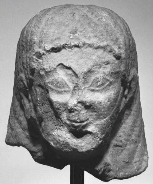 Unknown, Head from a Statue of a Male Figure