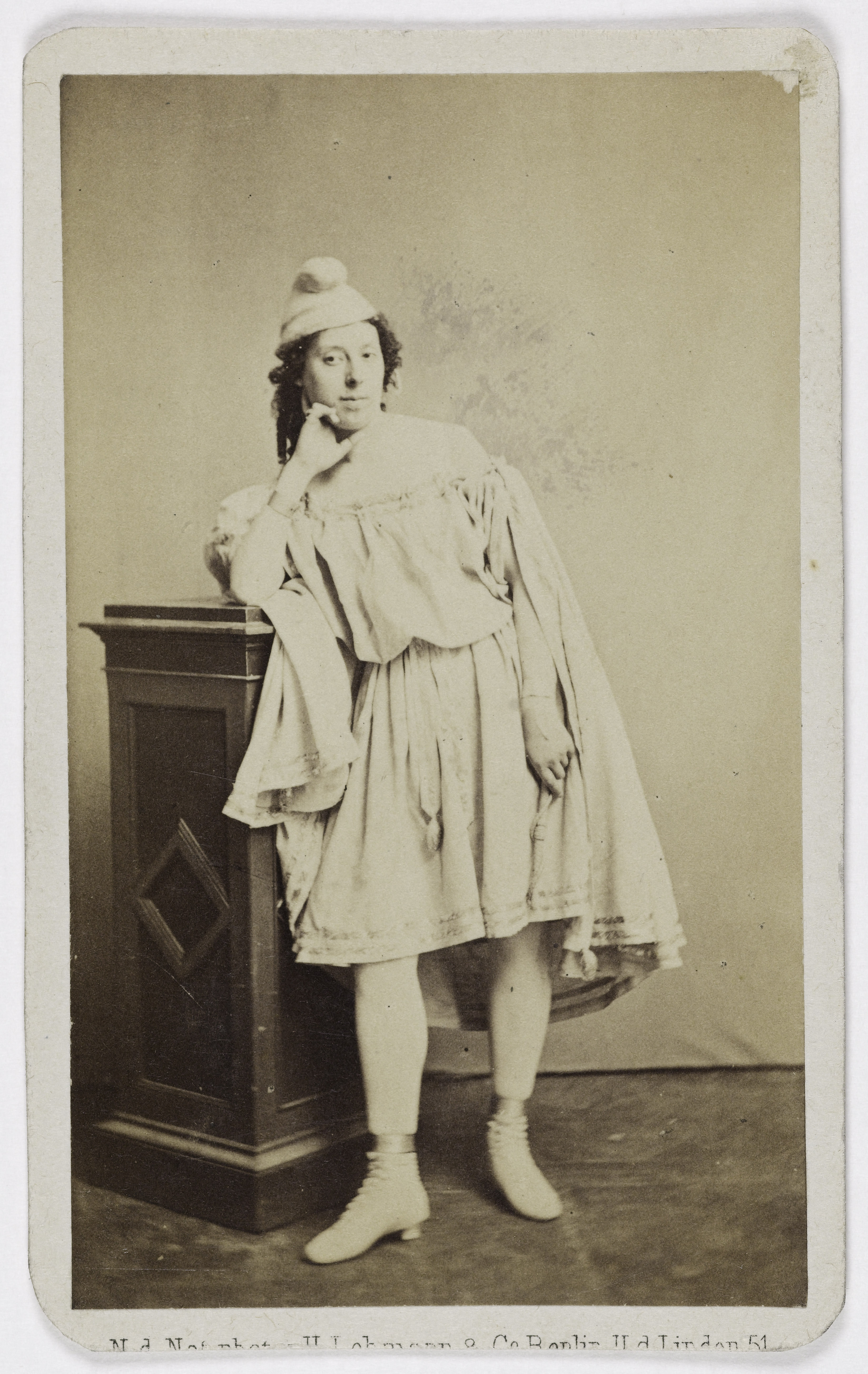 Anonyme, Portrait de Duvernay (actrice aux Folies et aux Bouffes)