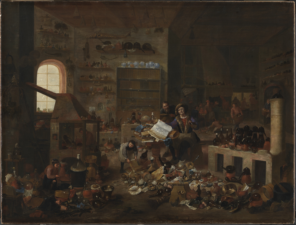 Mattheus van Helmont, En alkymist i sit værksted