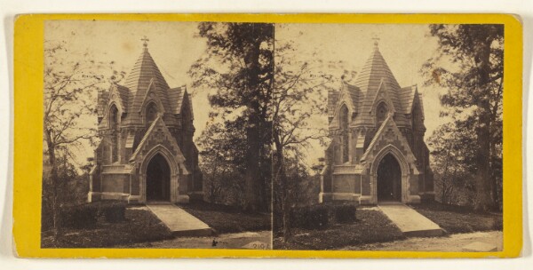 Edward and Henry T. Anthony & Co., Greenwood Cemetery. Tomb of Mr. Whitney.