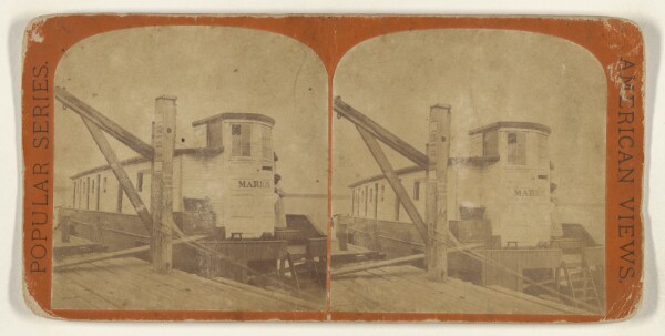 Edward and Henry T. Anthony & Co., Palatka. Wharf and Boat. [St. John's River, Florida]