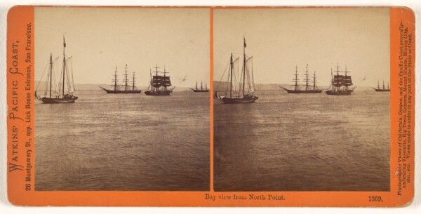 Carleton Watkins, Bay view from North Point.