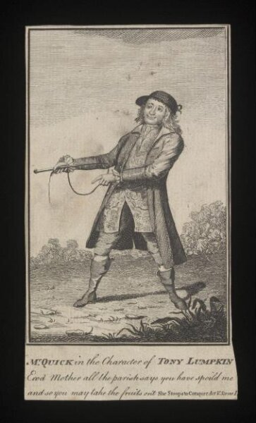 unknown, Mr Quick in the character of Tony Lumpkin