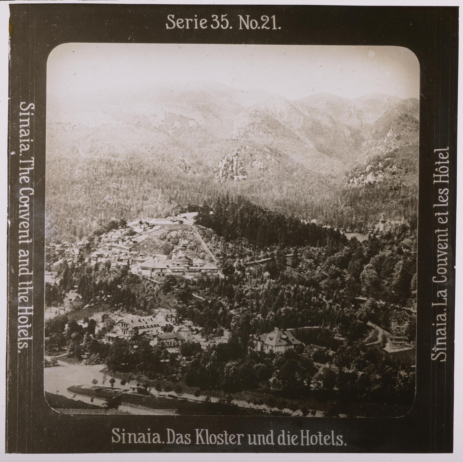 Desconegut, Sinaia. Das Kloster und die Hotels Projection für Alle