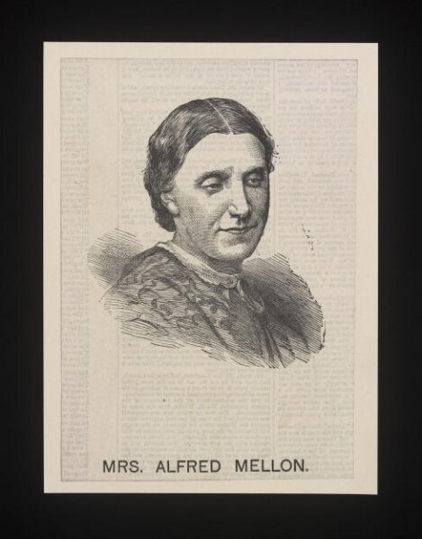 unknown, Mrs. Alfred Mellon (Late Miss Wollar)