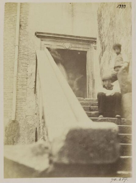 Parker, John Henry, Medieval - Doorway to the house of Stefano Porcaro in the Vicolo delle Ceste, No. 25 (A.D. 1316)