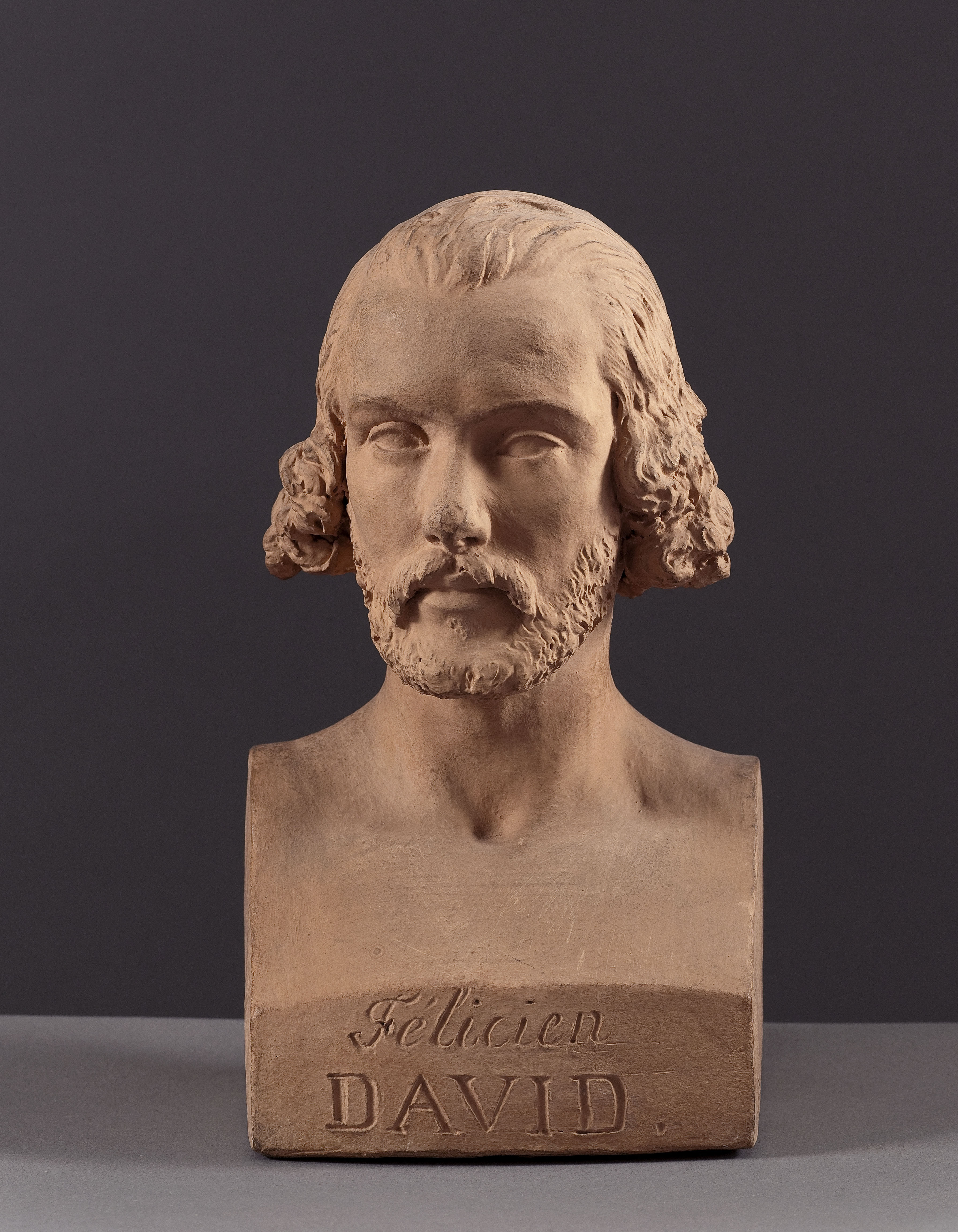 Jean Pierre Dantan, Portrait sérieux de Félicien David (1810-1876), compositeur