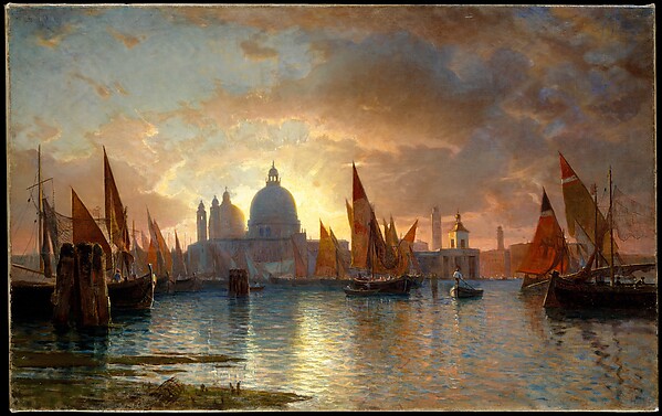 William Stanley Haseltine, Santa Maria della Salute, Sunset