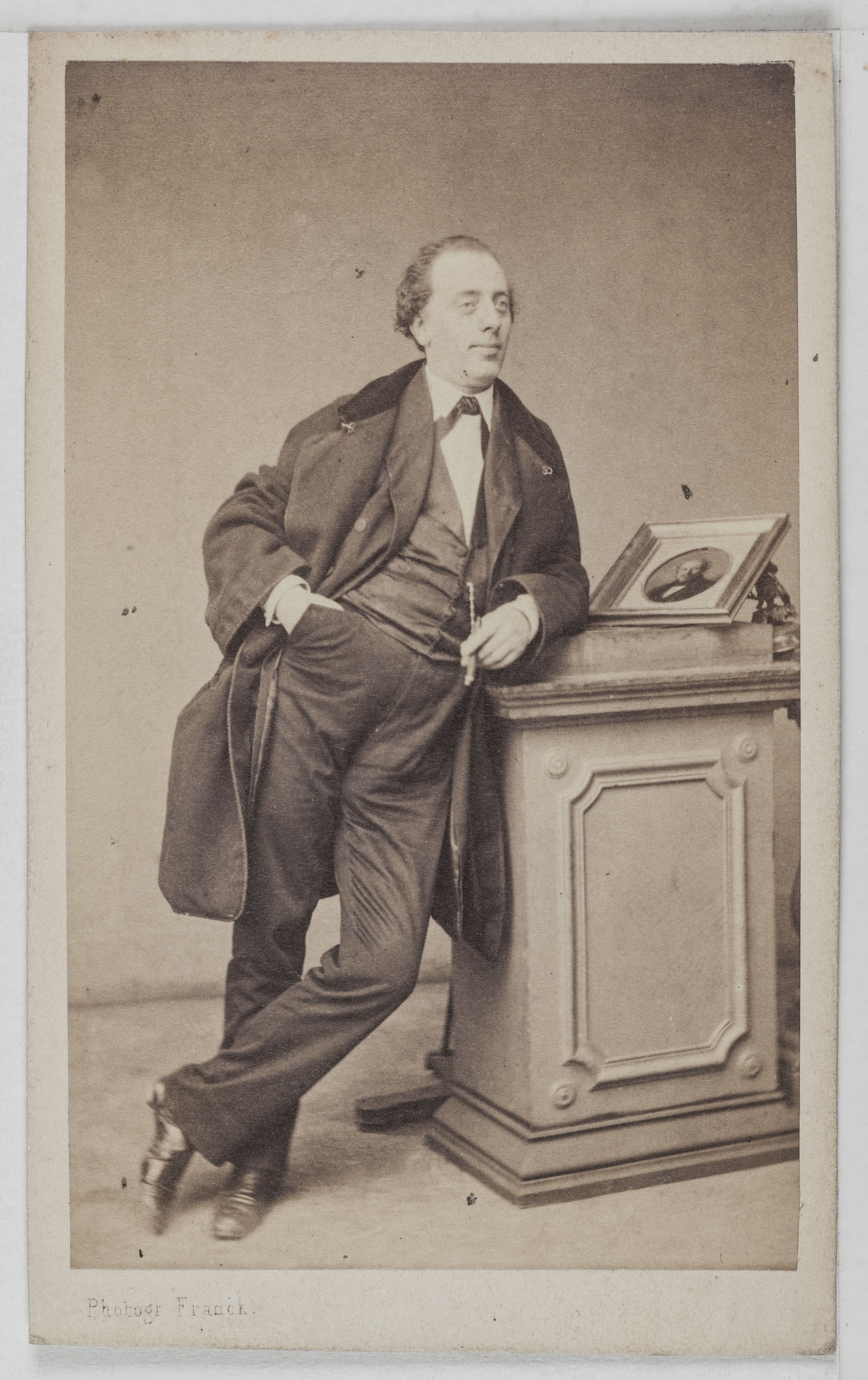 Franck, Portrait de Jean-Auguste Parade (-1885), acteur de théâtre.