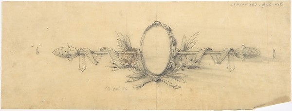 Anonymous, French, 18th century, Design for Cartouche