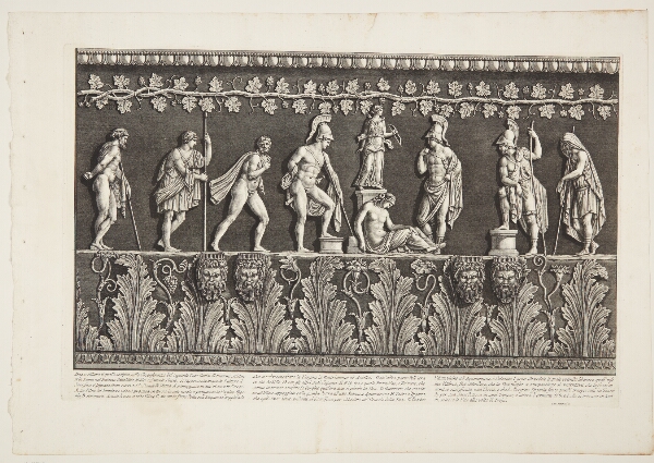Giovanni Battista Piranesi, Udsnit af relief på vasen i forrige blad
