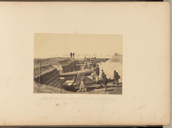 A. J. Russell, Field Fort - One hundred pound cannon. Army of the James