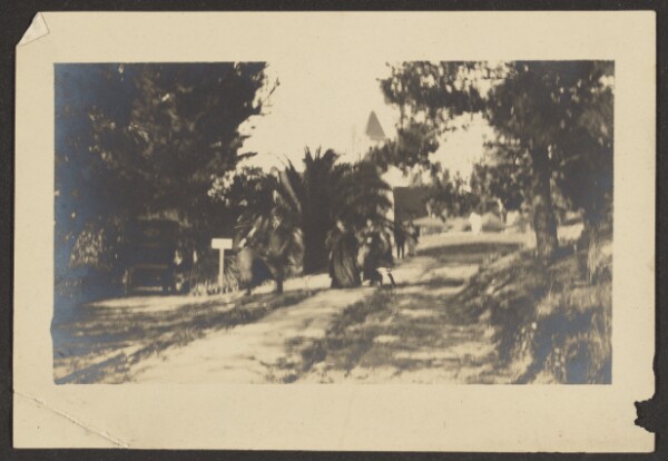 Louis Fleckenstein, [Landscape with Women on Path]