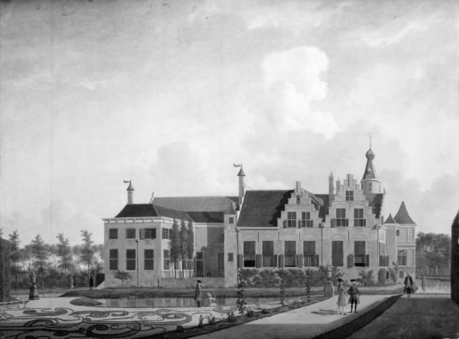 Jan ten Compe, Herresædet Marquette, set fra sydvest