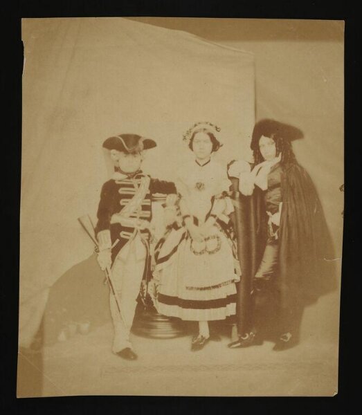 Fenton, Roger, Albert van de Weyer, Victoria van de Weyer and Prince Edward