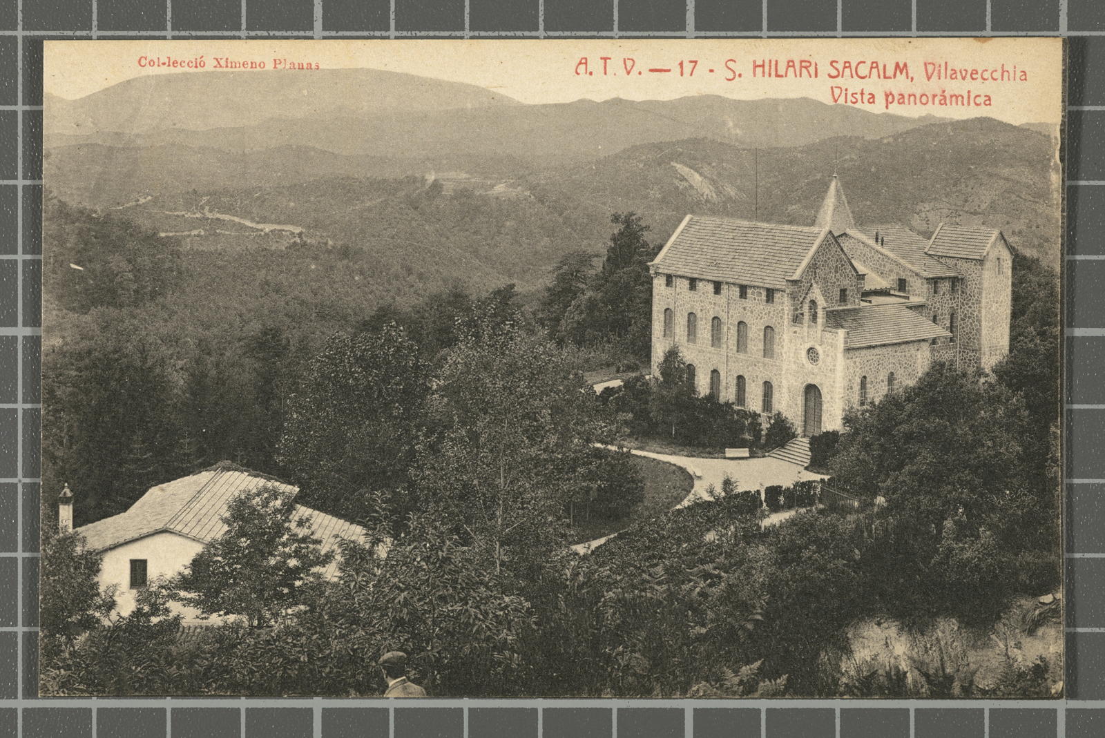 Josep Ximeno Planas, A. T. V. - 17 - S. Hilari Sacalm, Vilavecchia. Vista panorámica