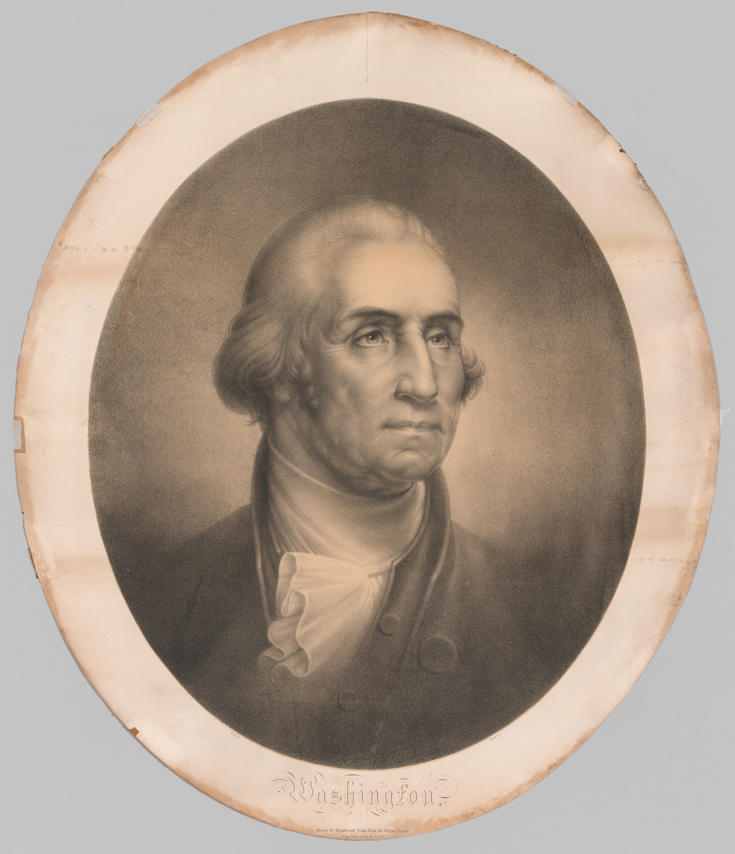 Rembrandt Peale, Head of George Washington