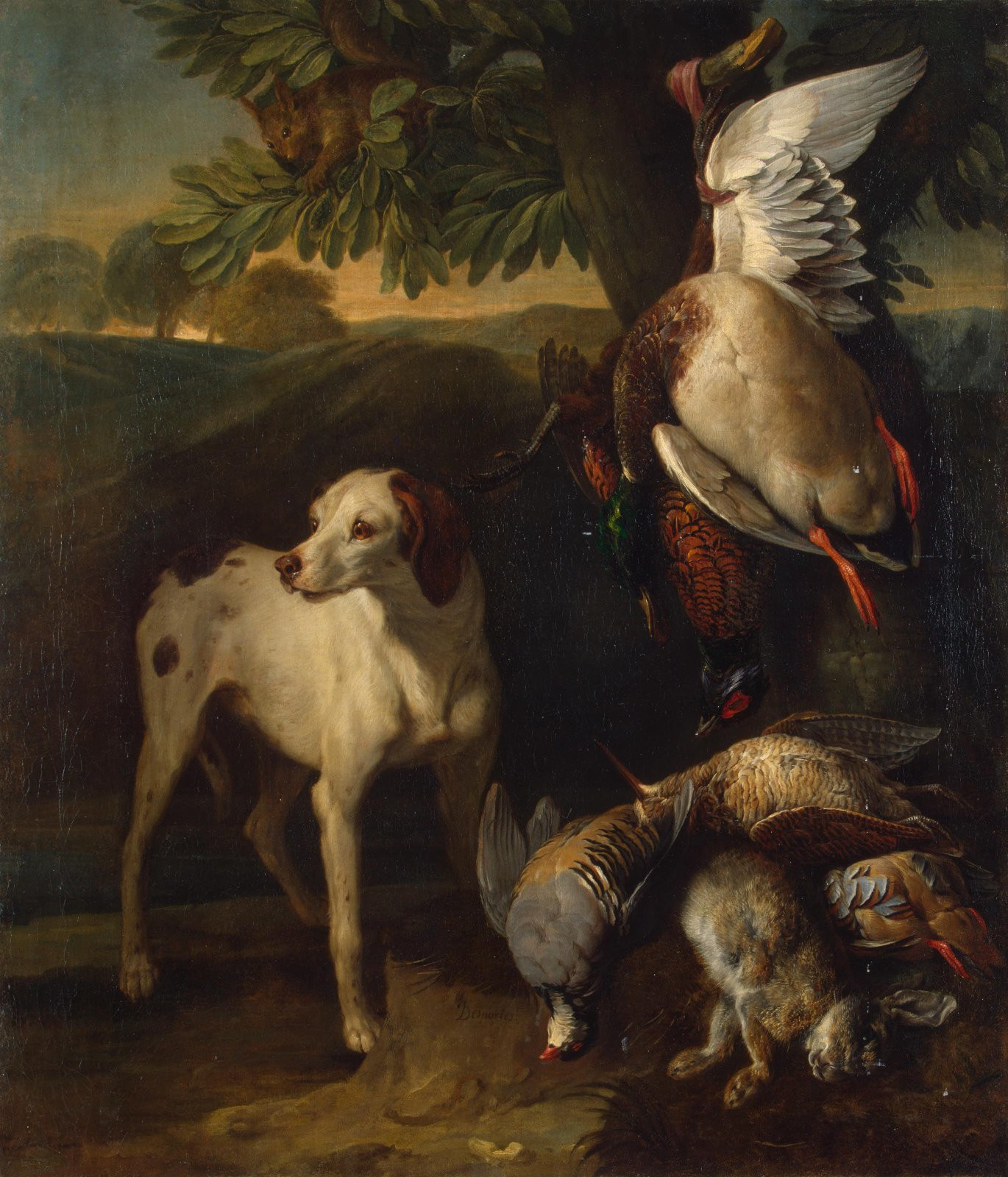 Alexandre-François Desportes, Dog and Game