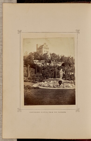 George Washington Wilson, Drummond Castle, from the gardens