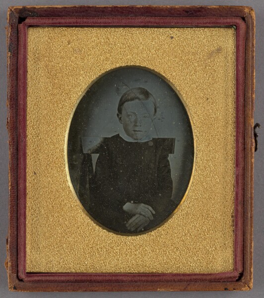 Unknown, [Portrait of a Seated Boy]