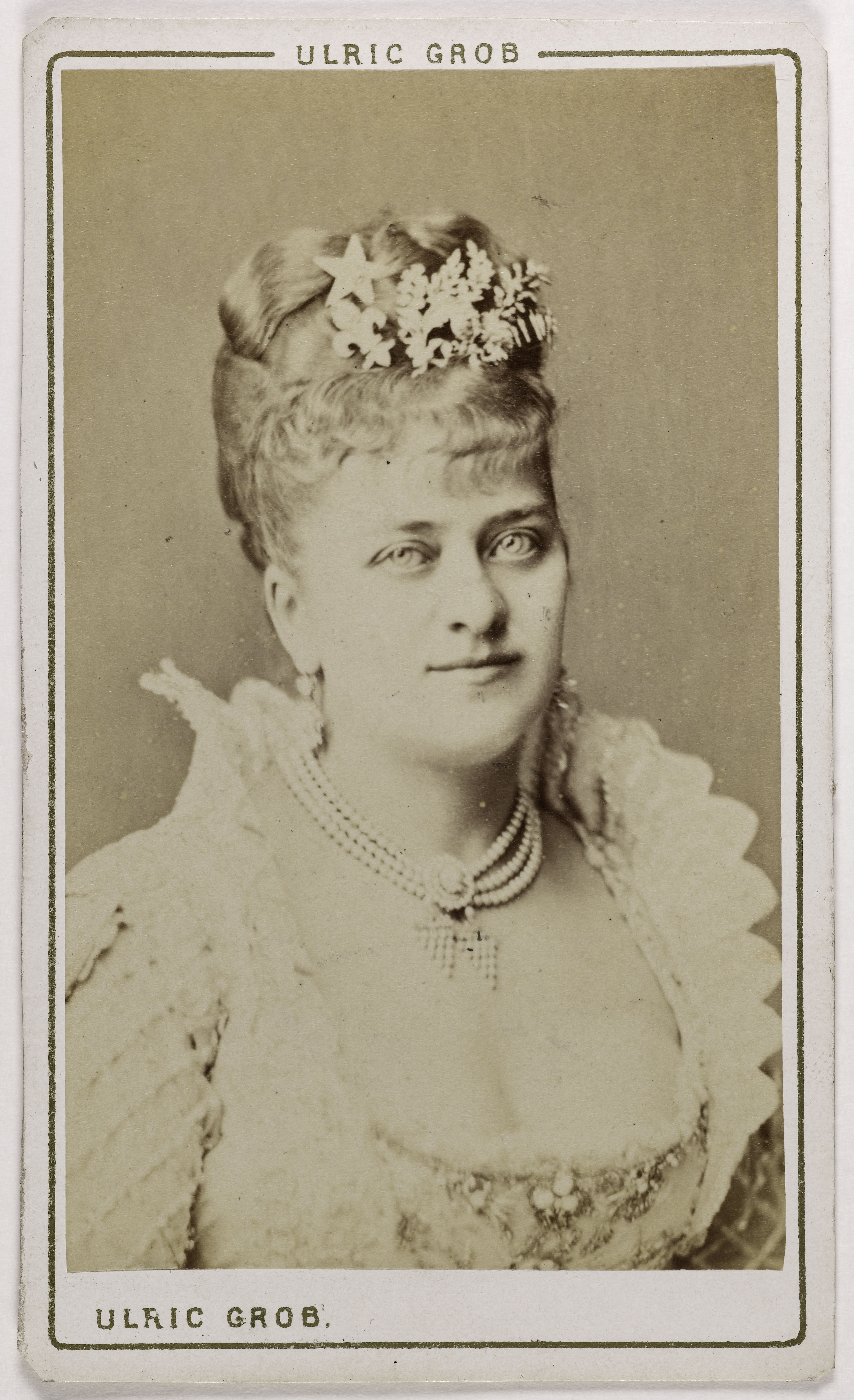 Ulric Grob, Portrait d'Amélie Bode (actrice)