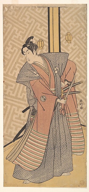 Katsukawa Shunkō, The Third Segawa Kikunojo in the Role of Oboshi Rikiya