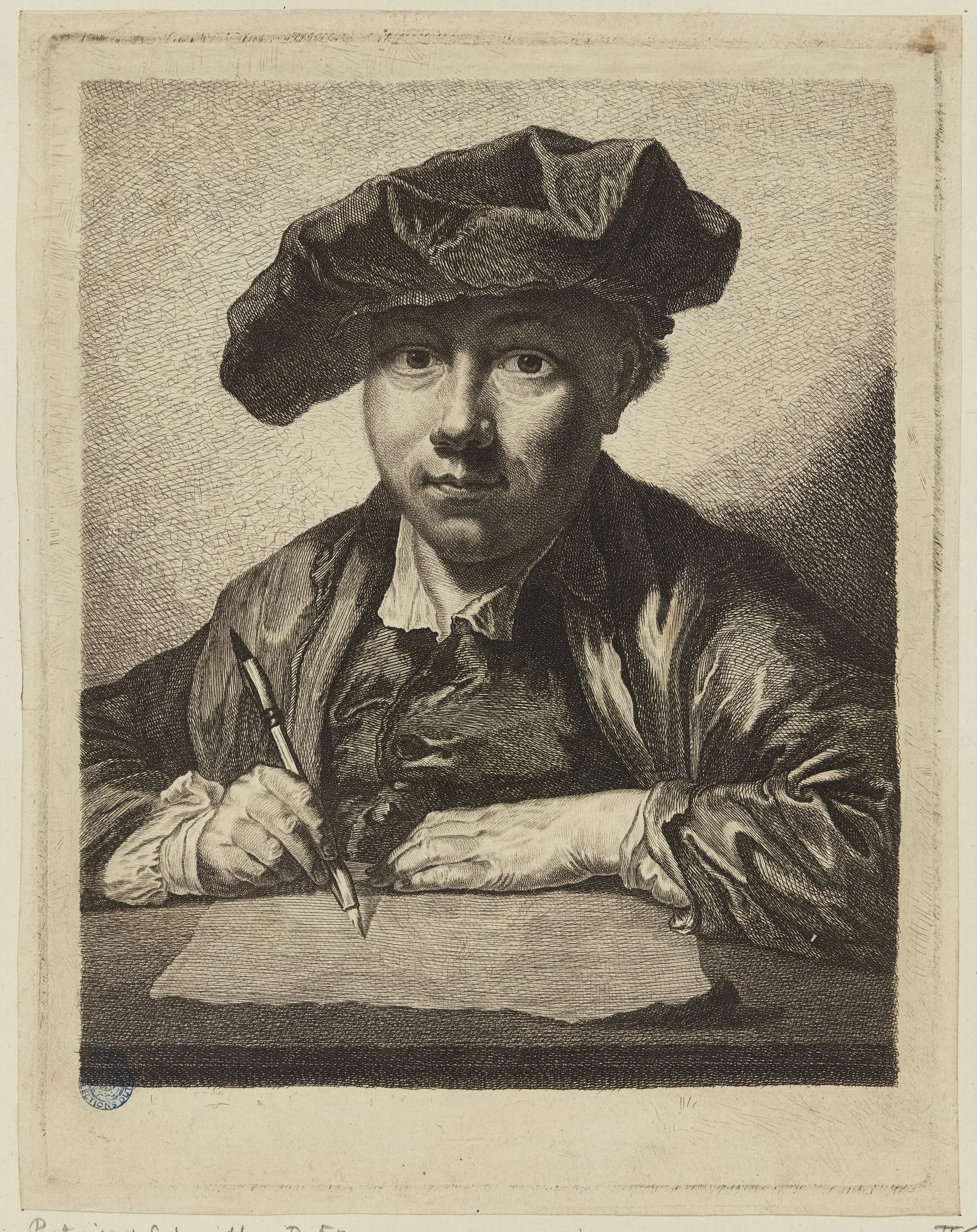 Georges Frédéric Schmidt, Portrait de Schmidt (Dutuit 50)
