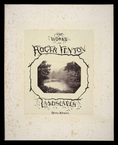 Fenton, Roger, Title page for the album 'The Works of Roger Fenton:  Landscapes