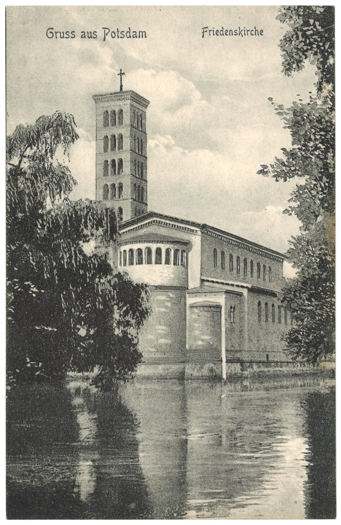 R. Steinbrück (Verlag), Potsdam-Sanssouci: Friedenskirche von Nordosten