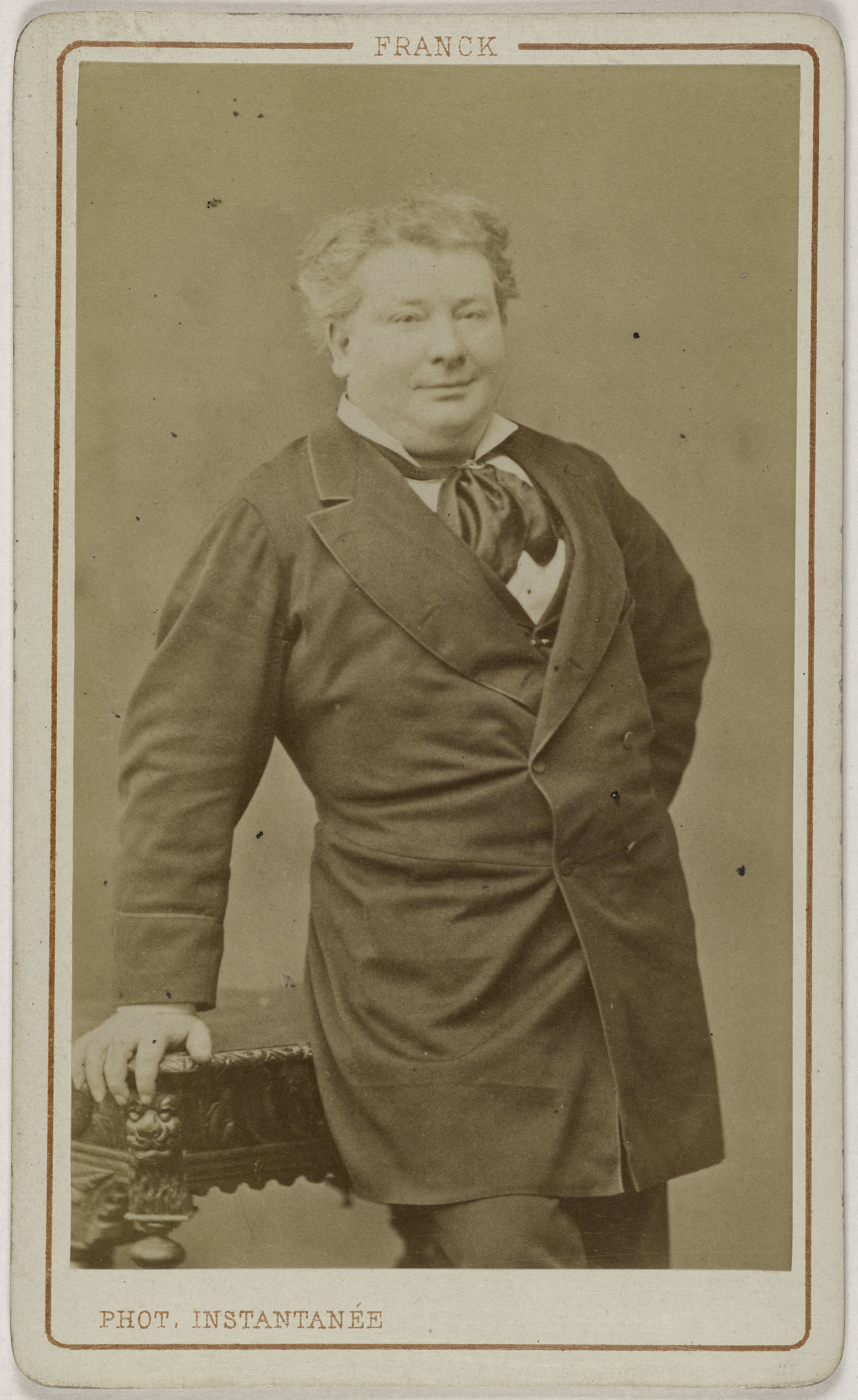 Franck, Portrait de Daubray (Michel René Thibaut) (1837-1892), (comique au théâtre du Palais-Royal)