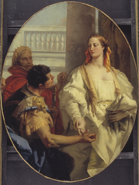 Giovanni Battista Tiepolo, Latinus giver Æneas sin datter Lavinia til ægte