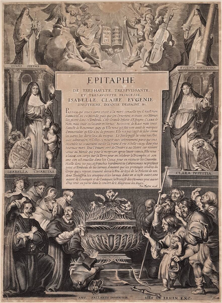Anonym, Epitaph für Erzherzogin Isabella Clara Eugenia