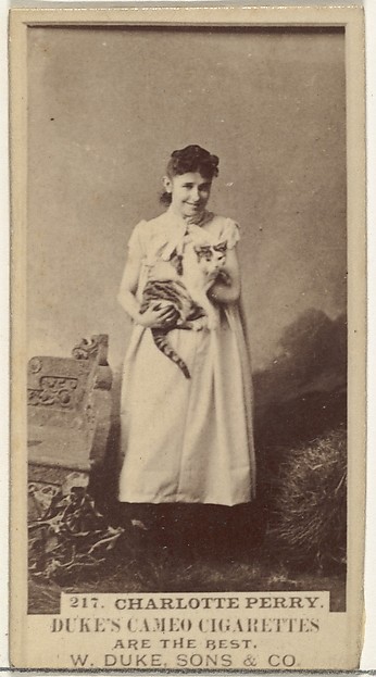 W. Duke, Sons & Co., Card Number 217, Charlotte Perry, from the Actors and Actresses series (N145-5) issued by Duke Sons & Co. to promote Cameo Cigarettes