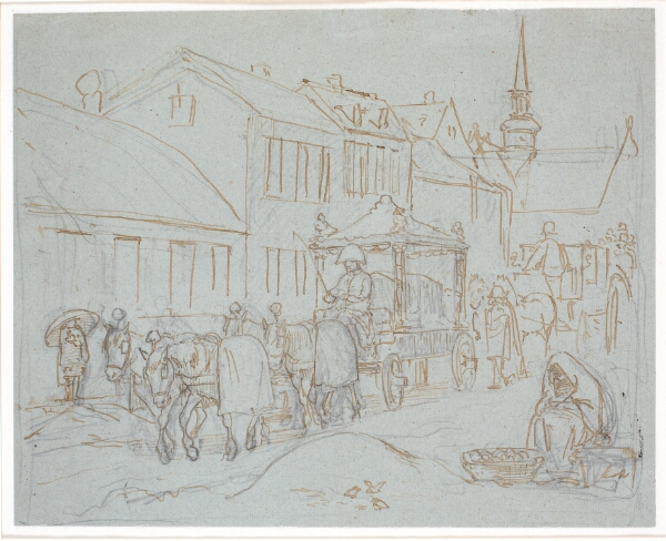 Wilhelm Marstrand, Ligvognstoget
