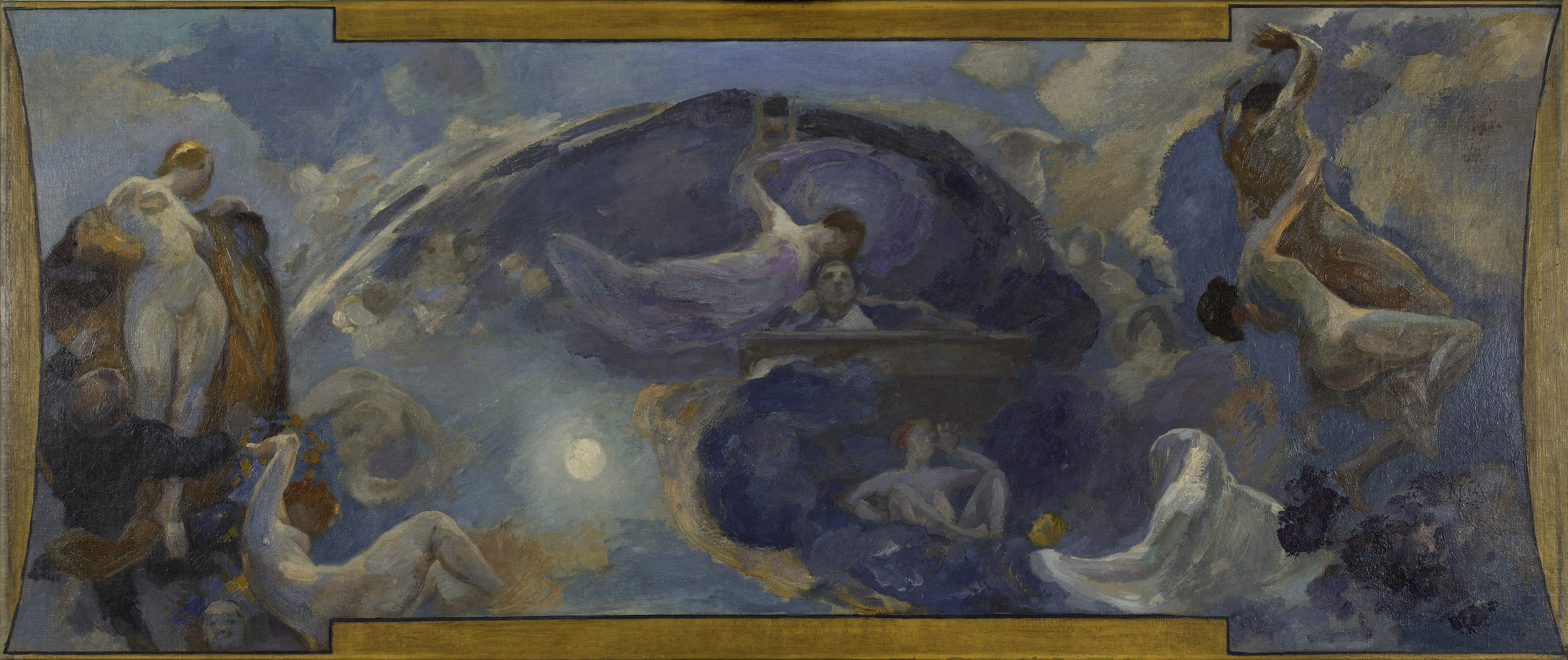 Alfred Philippe Roll, Esquisse pour le Petit Palais, galerie sud : Poésie - Drame