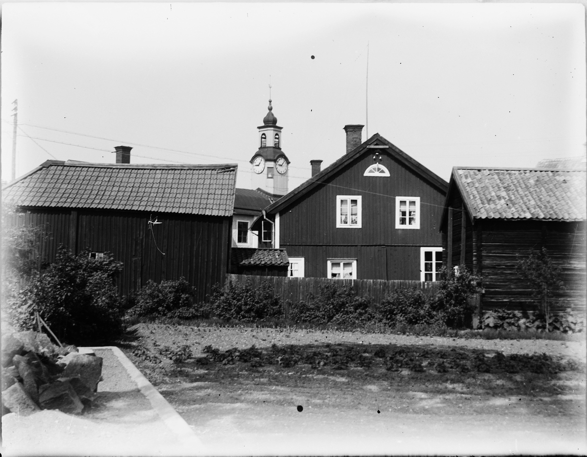Skötsner-Edhlund, View of Town Hall from Edhlund Farm, Östhammar, Uppland