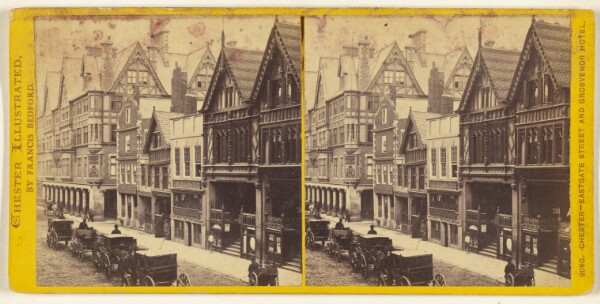 Francis Bedford, Chester - Eastgate Street and Grosvenor Hotel. [Chester, England]