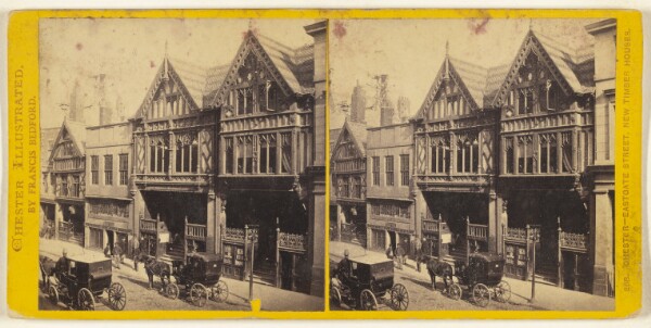 Francis Bedford, Chester - Eastgate Street, New Timber Houses. [Chester, England]