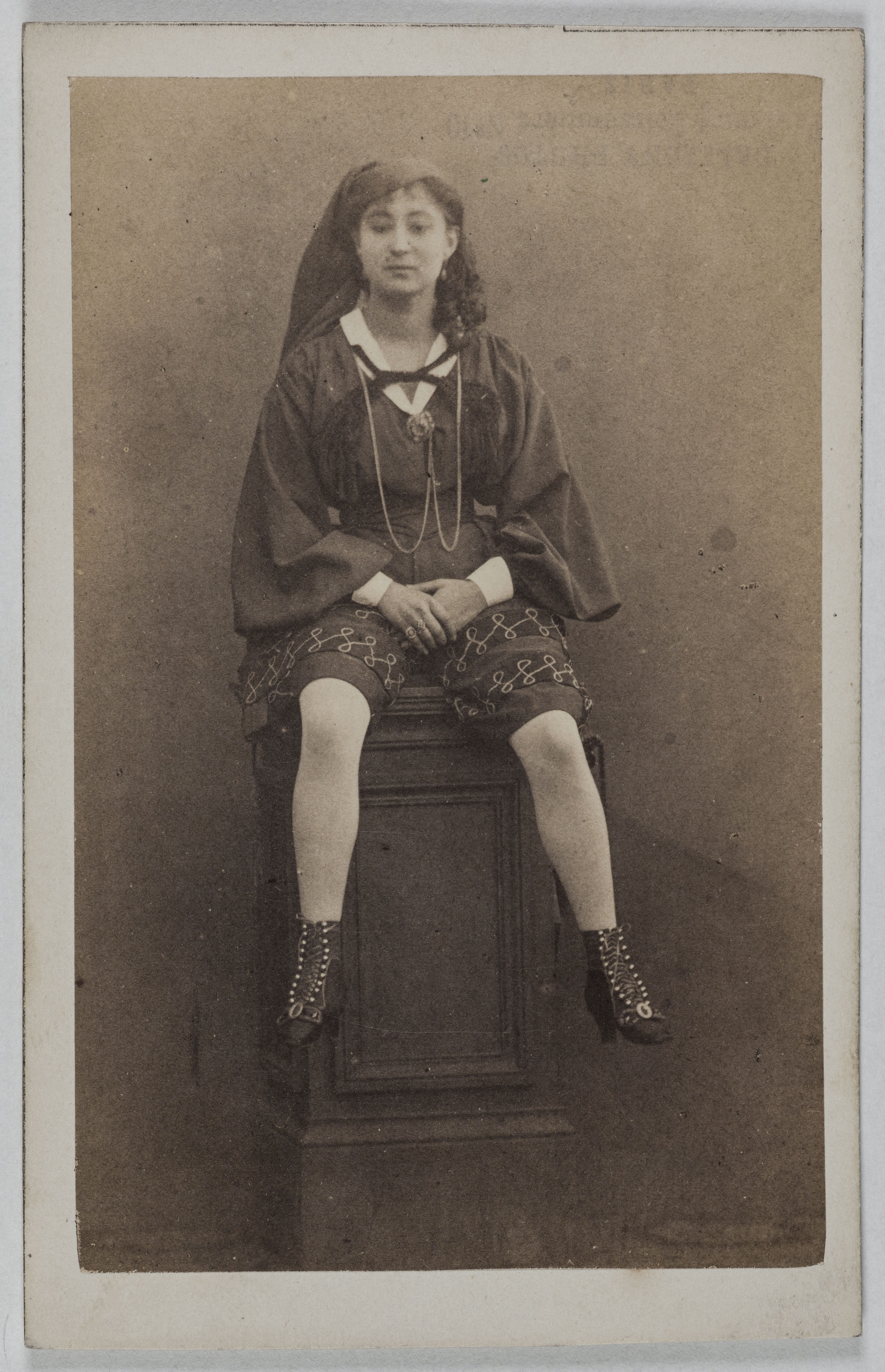 Anonyme, Portrait de Finette, (Joséphine Durwend, dite), (danseuse)