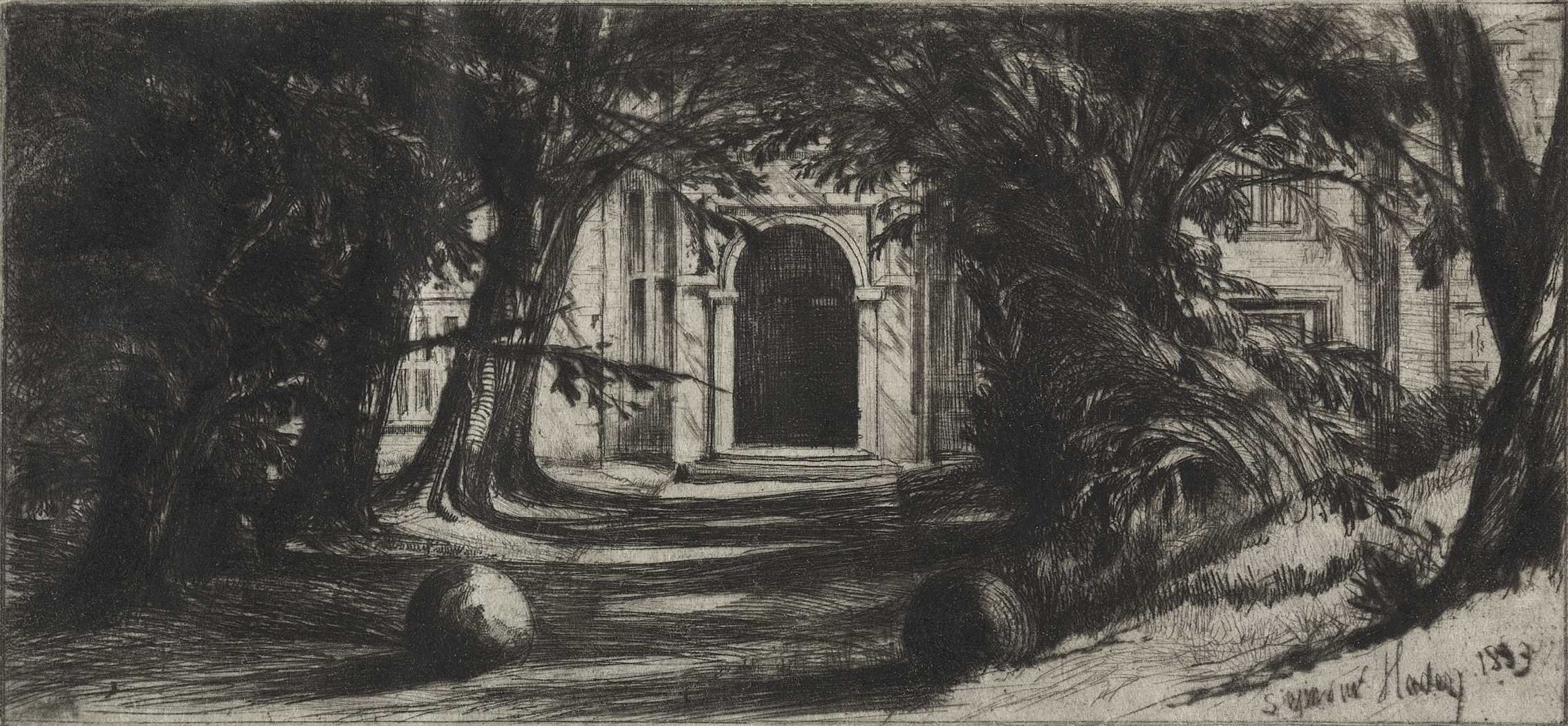 Francis Seymour Haden, Mytton Hall
