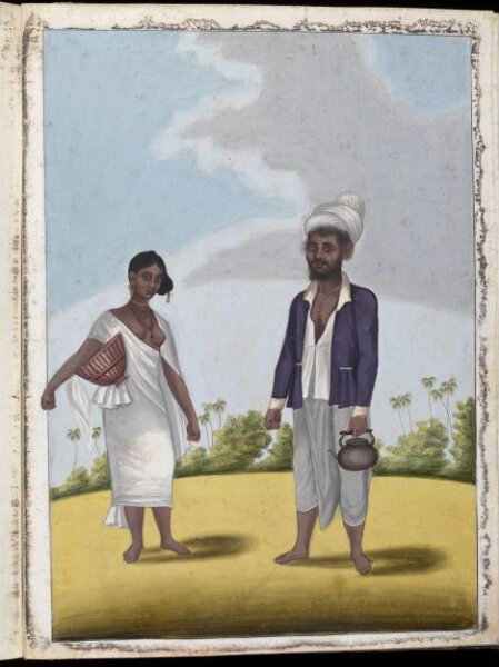 Unknown, A cook and his wife