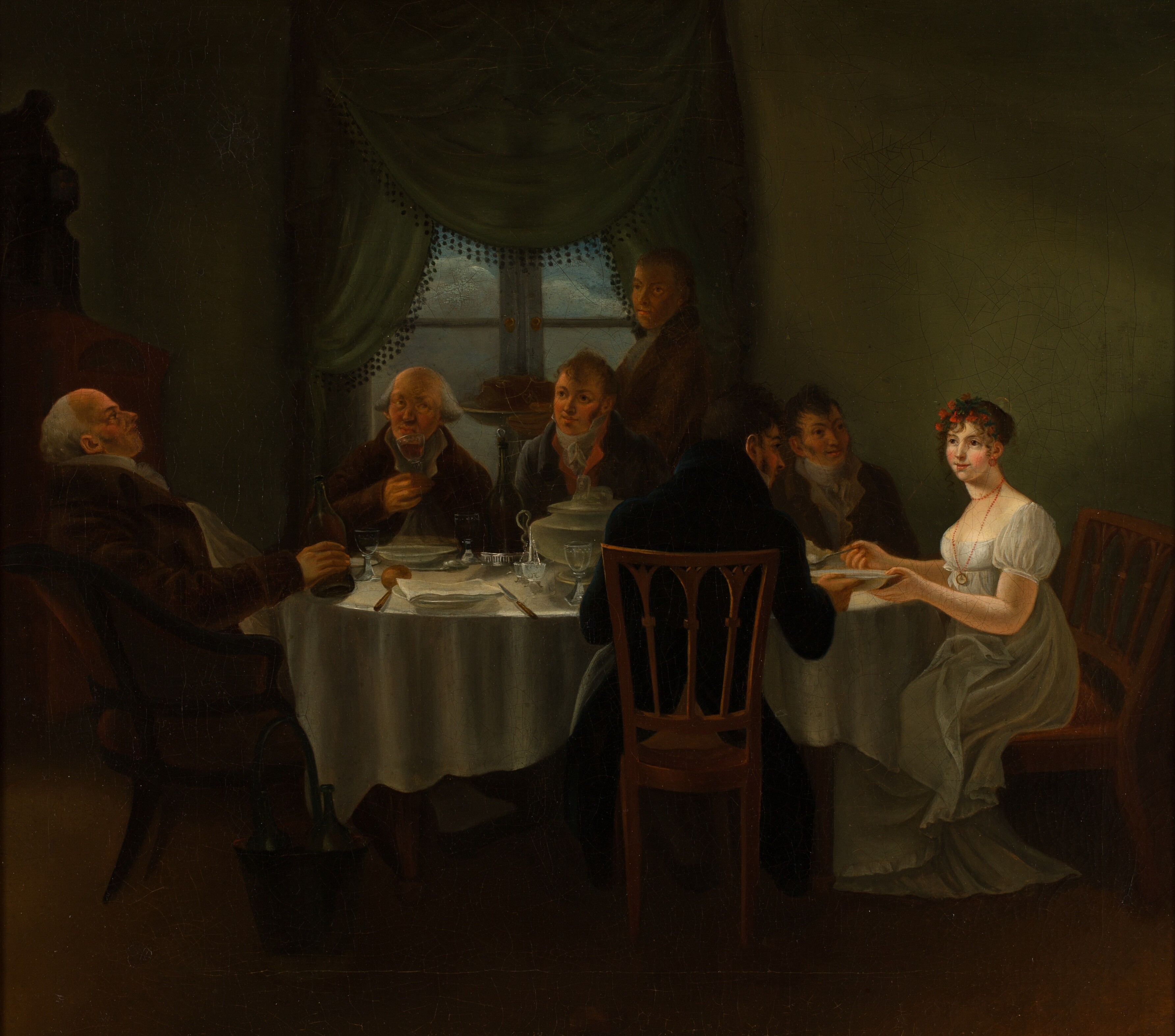 Unknown artist, Henry, Susanne: Sonntägliches Mahl