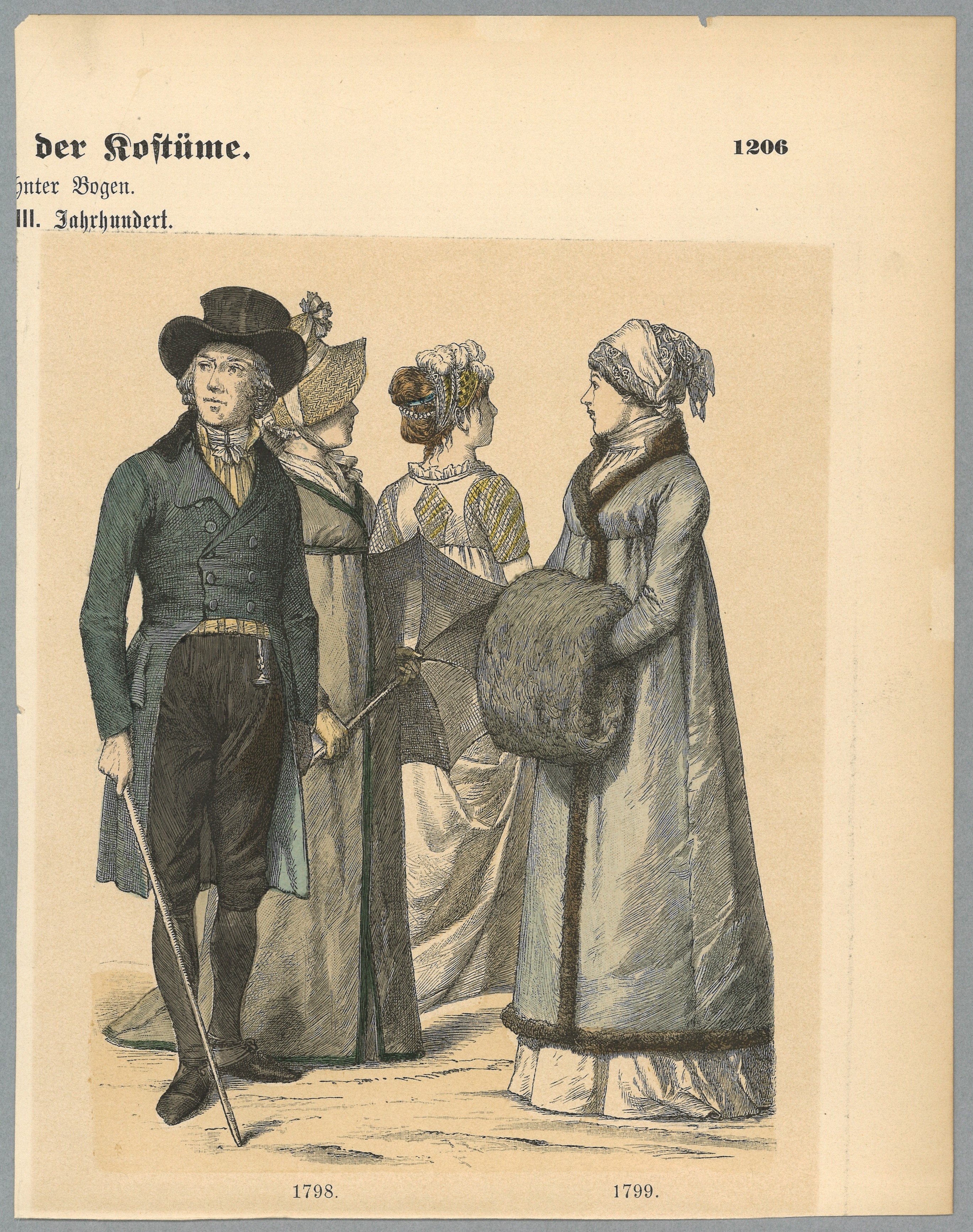 Verlag Braun & Schneider, Kostümdarstellungen 1798/99