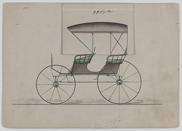 Brewster & Co., Design for Park Phaeton, no. 3951a