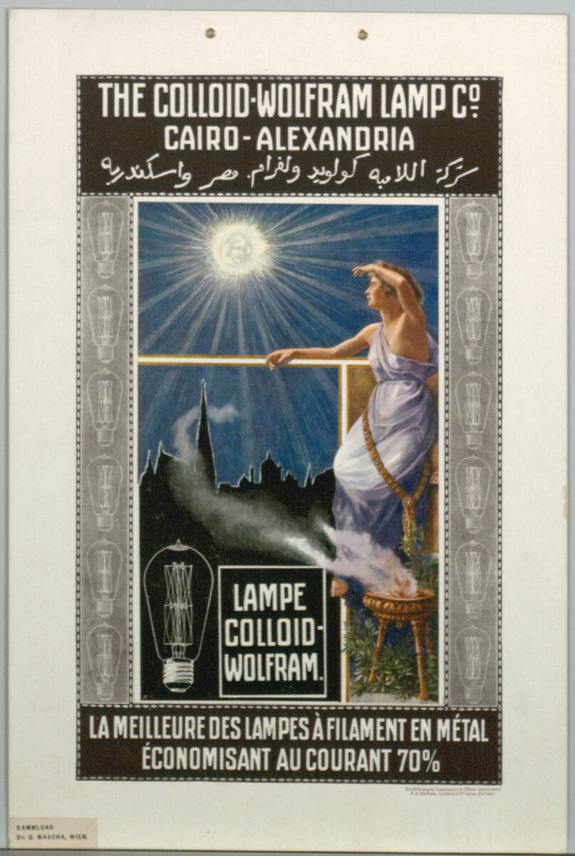 Anonym, THE COLLOID-WOLFRAM LAMP Co. CAIRO - ALEXANDRIA