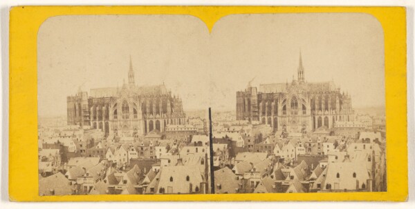 Unknown, Bords du Rhin. Cathedrale de Cologne prise de l'Hotel-de-Ville.