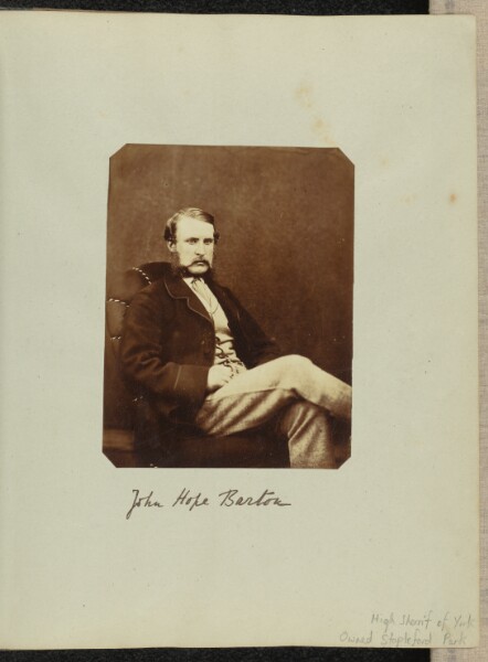 Unknown, John Hope Barton