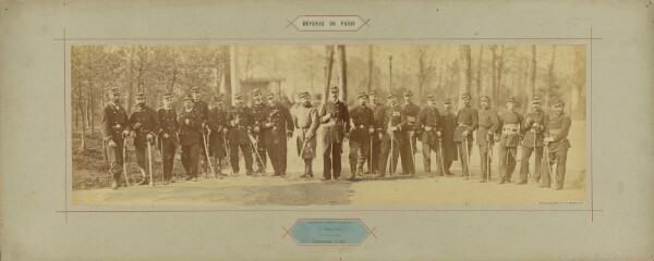 André Adolphe-Eugène Disdéri, Garde Nationale, 4e Bataillon, Sein-et-Oise, Commandant Dore