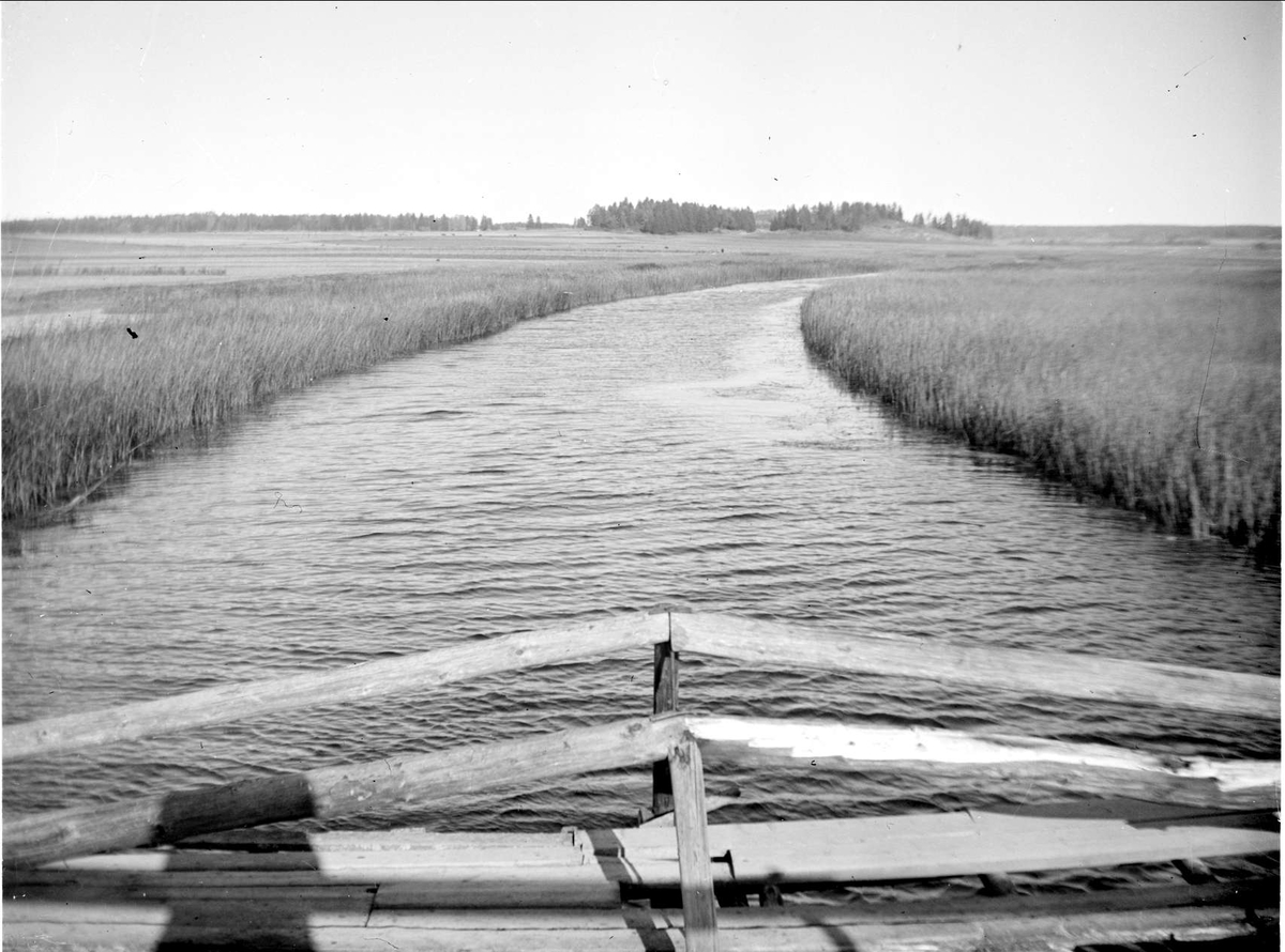 August Fredrik Schagerström, Fyrisån nära Storvreta. Ärentuna socken, Uppland 1931