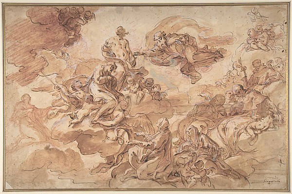 Corrado Giaquinto, Saint Joseph Presented by the Virgin to the Holy Trinity